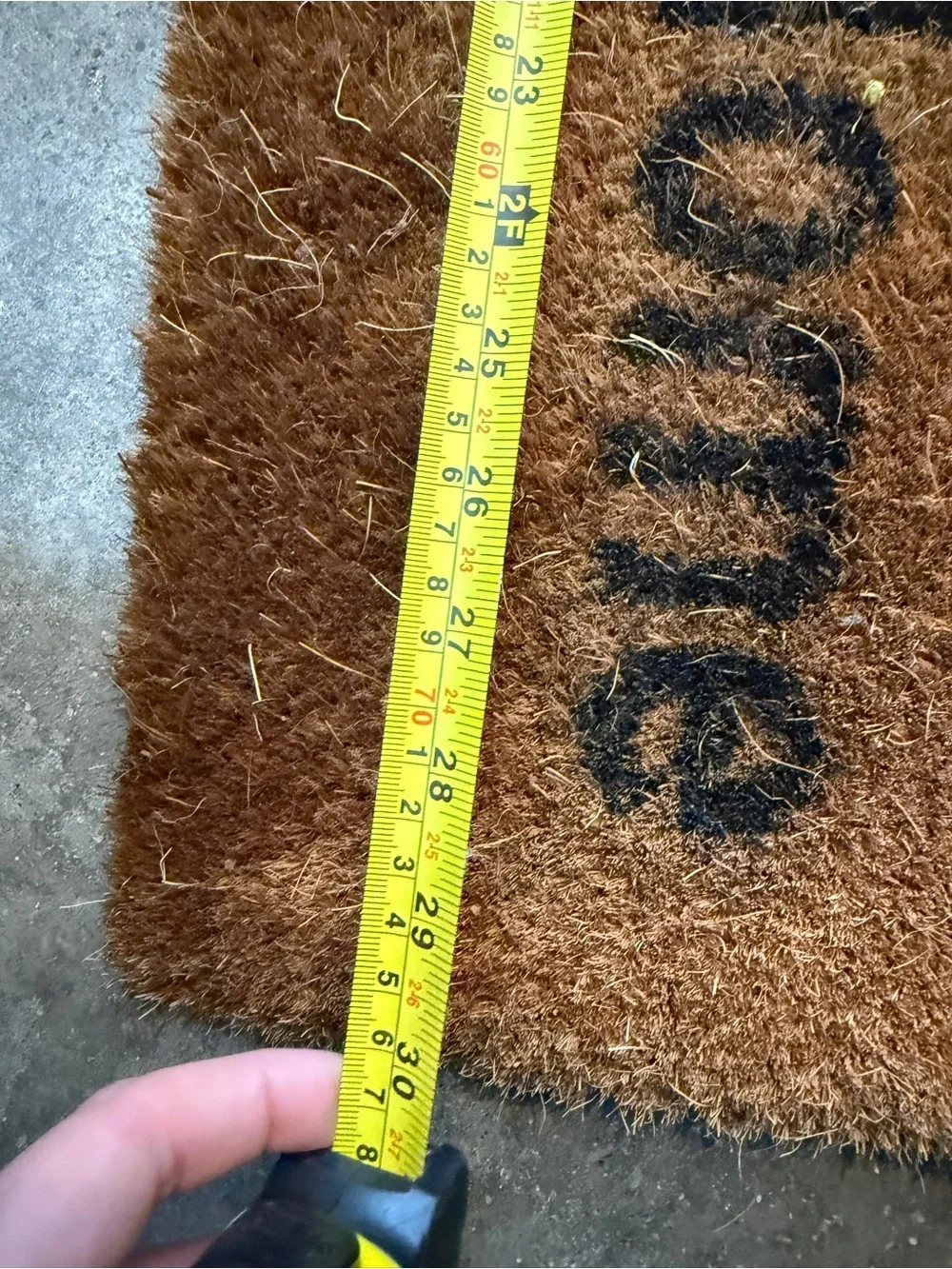 'Home Sweet Home' Brown Coir Door Mat